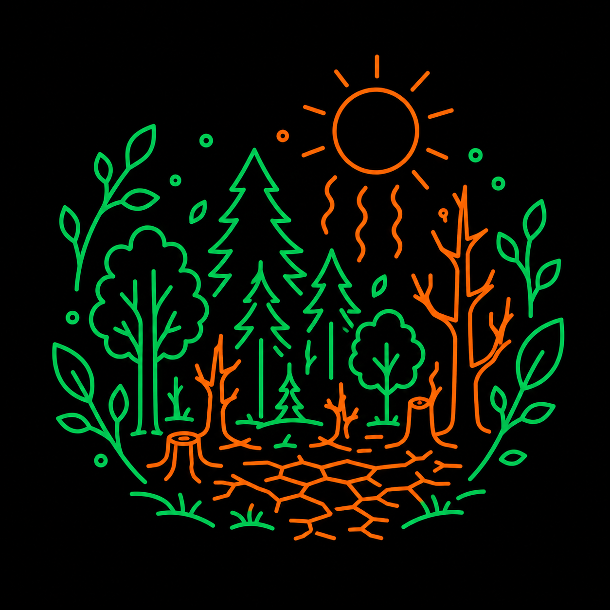 Wenn es dem Wald zu warm wird